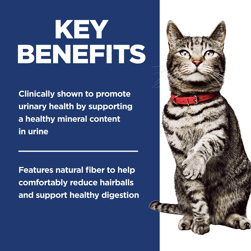 Hill's Science Diet Adult Urinary & Hairball Control Chicken Benefits