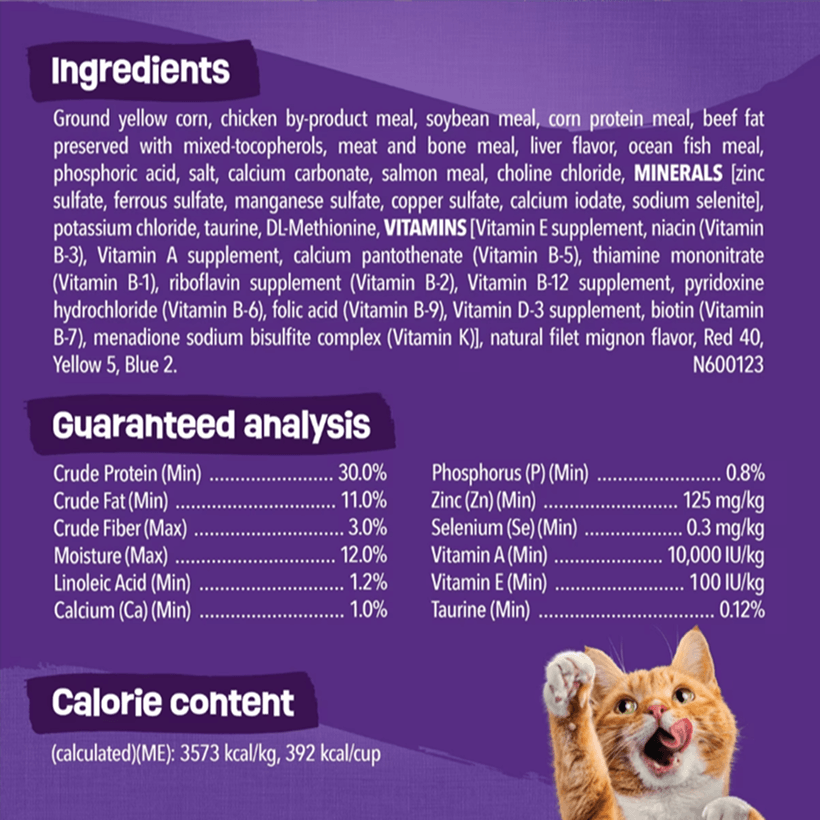 Purina Friskies Surfin & Turfin Favorites Ingredients