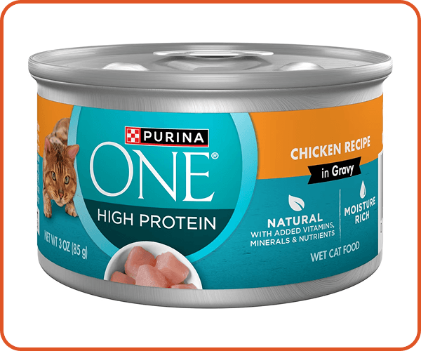 Purina ONE High Protein Chicken in Gravy Review