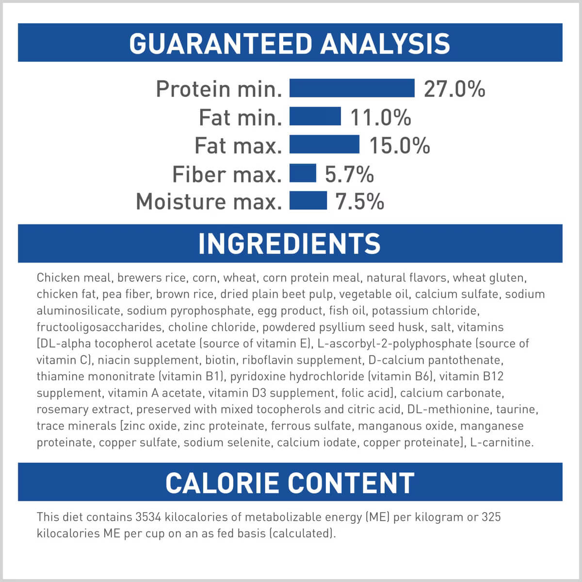 Royal Canin Feline Health Nutrition Indoor Adult Ingredients