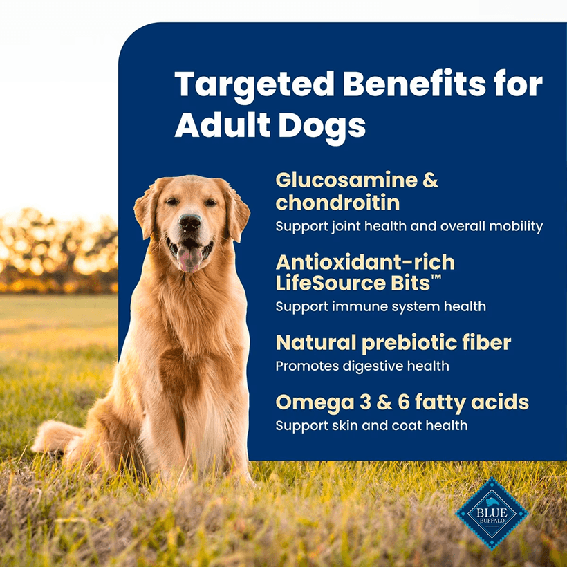 Blue Buffalo Life Protection Formula Chicken & Brown Rice Recipe Benefits Adult Dogs