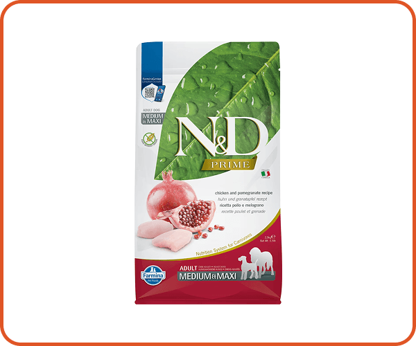 Farmina N&D Prime Chicken & Pomegranate Medium & Maxi Review