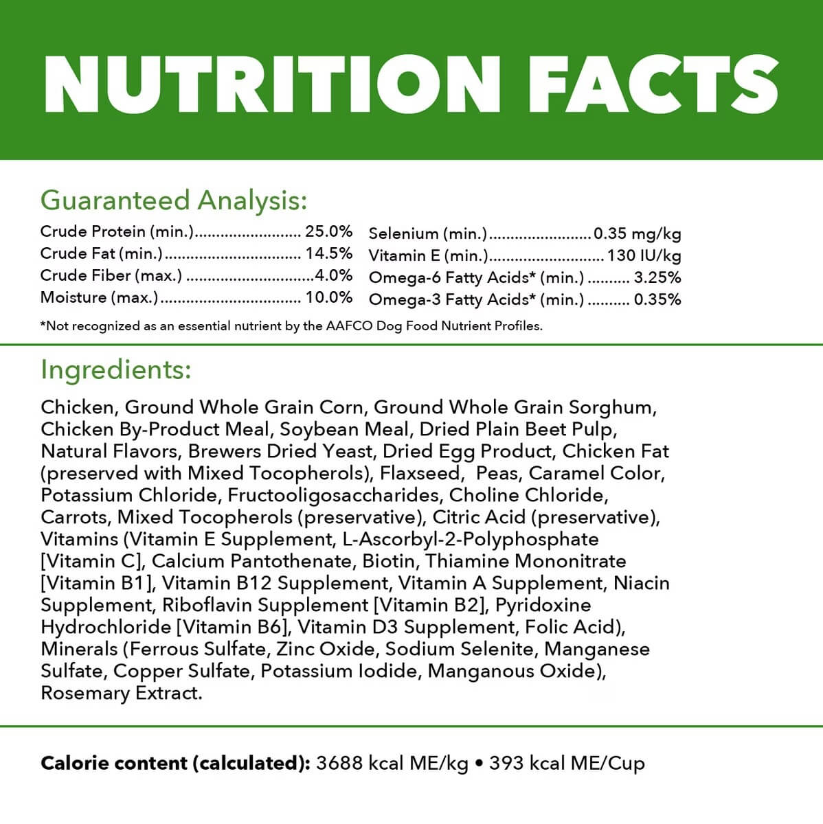 Iams Proactive Health Minichunks With Real Chicken & Whole Grains Ingredients