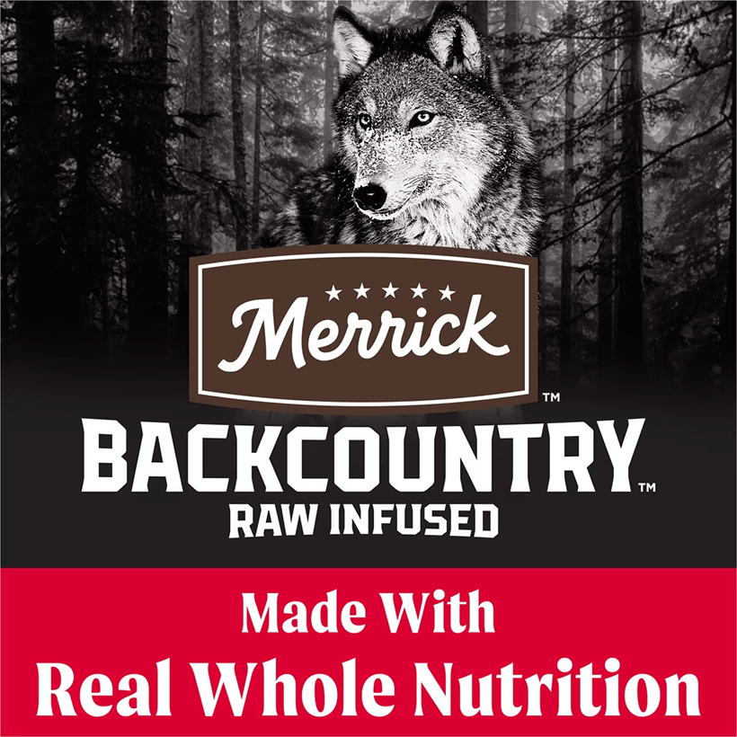 Merrick Backcountry Raw Infused Great Plains Red Recipe with Beef and Lamb Whole Nutrition