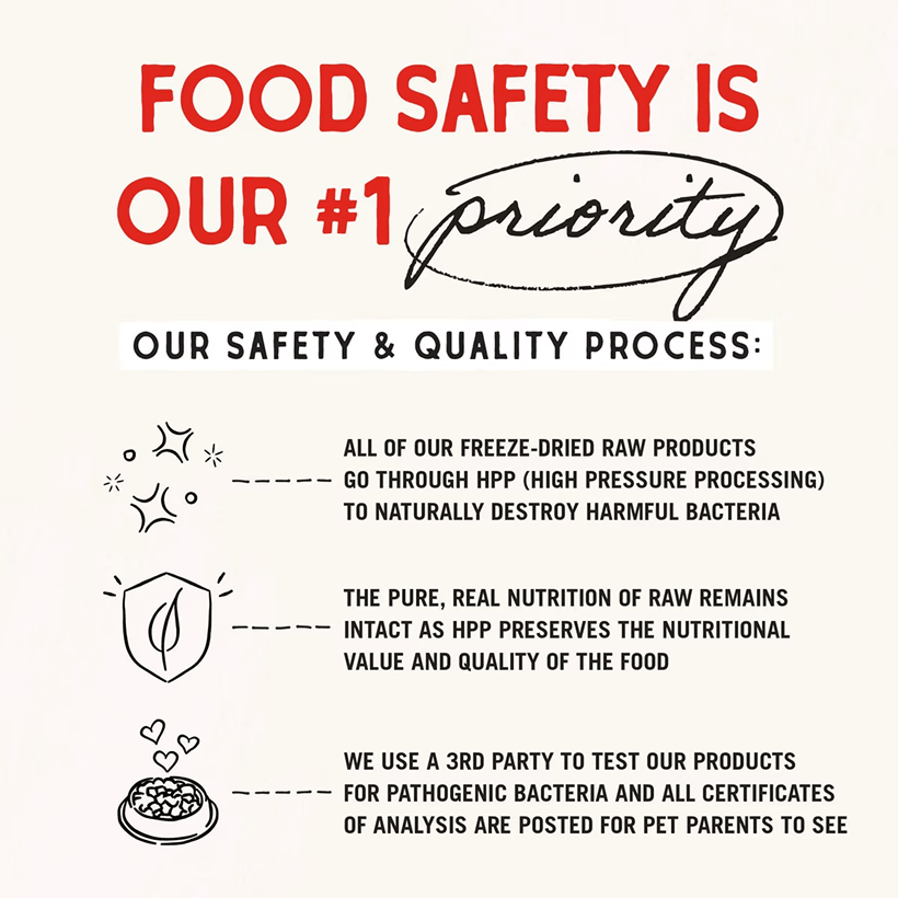 Stella & Chewy's Raw-Coated Cage-Free Chicken Recipe Food Safety