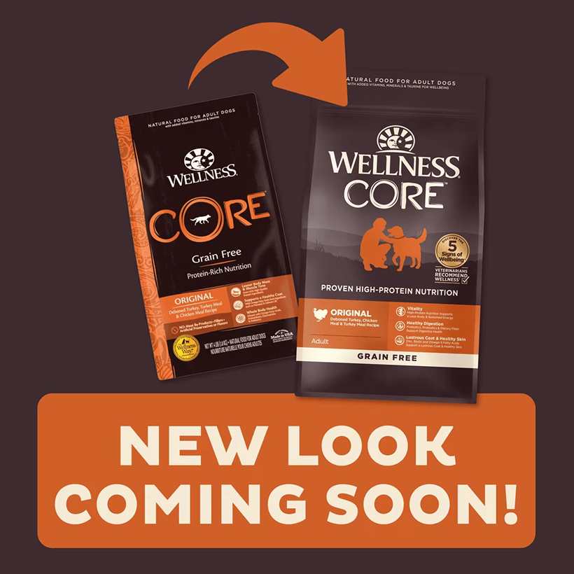 Wellness CORE Original Grain Free Turkey & Chicken New Look